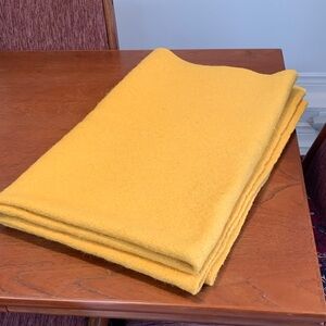 Yellow Wool Coat Fabric